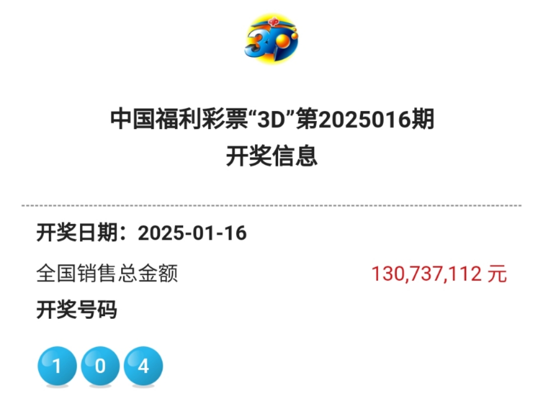 福彩3D开机号试机号10期福彩3D开机号试机号10期-第2张图片