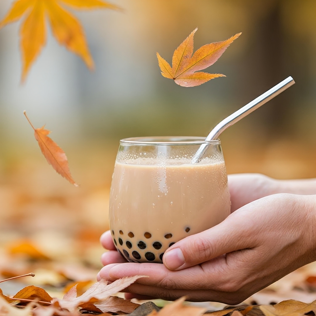 秋天的第一杯奶茶，时间与情感的交织-第2张图片