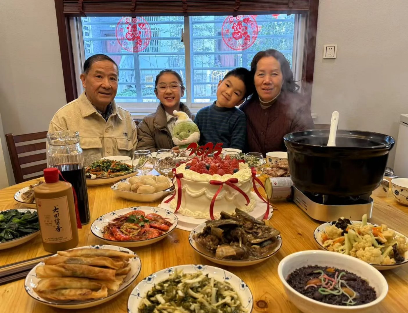 父母儿女媳妇齐聚一堂