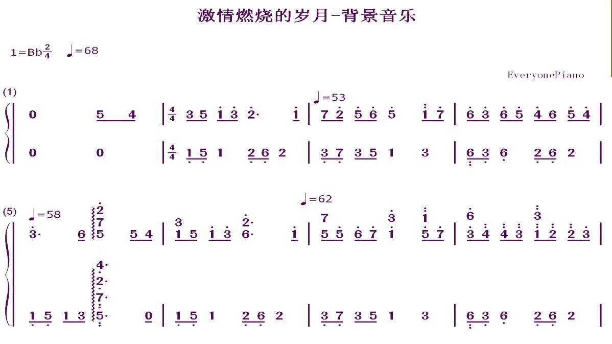 我们的激情岁月我们的激情，燃烧的火焰