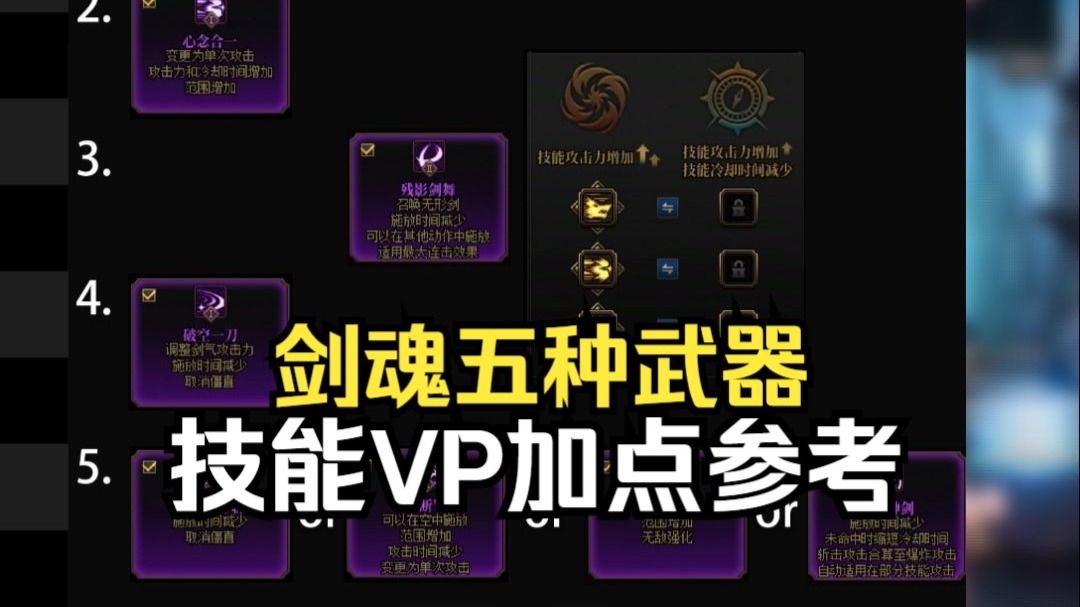 剑魂 加点剑魂加点攻略-第3张图片