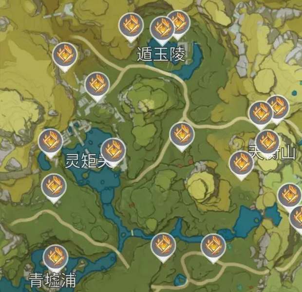 原神岩神瞳分布攻略-第2张图片