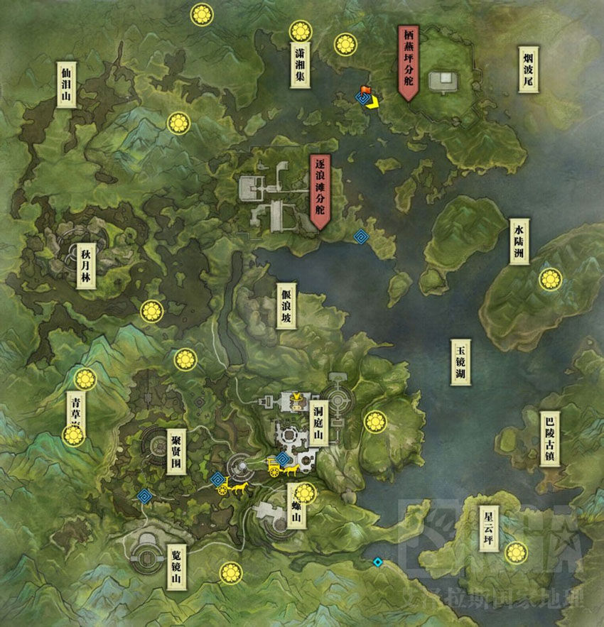 天涯明月刀云滇地图游历坐标天涯明月刀云滇图鉴-第3张图片
