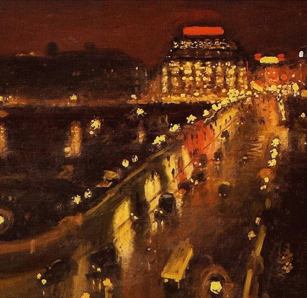 夜巴黎夜巴黎，璀璨的霓虹与浪漫之都
