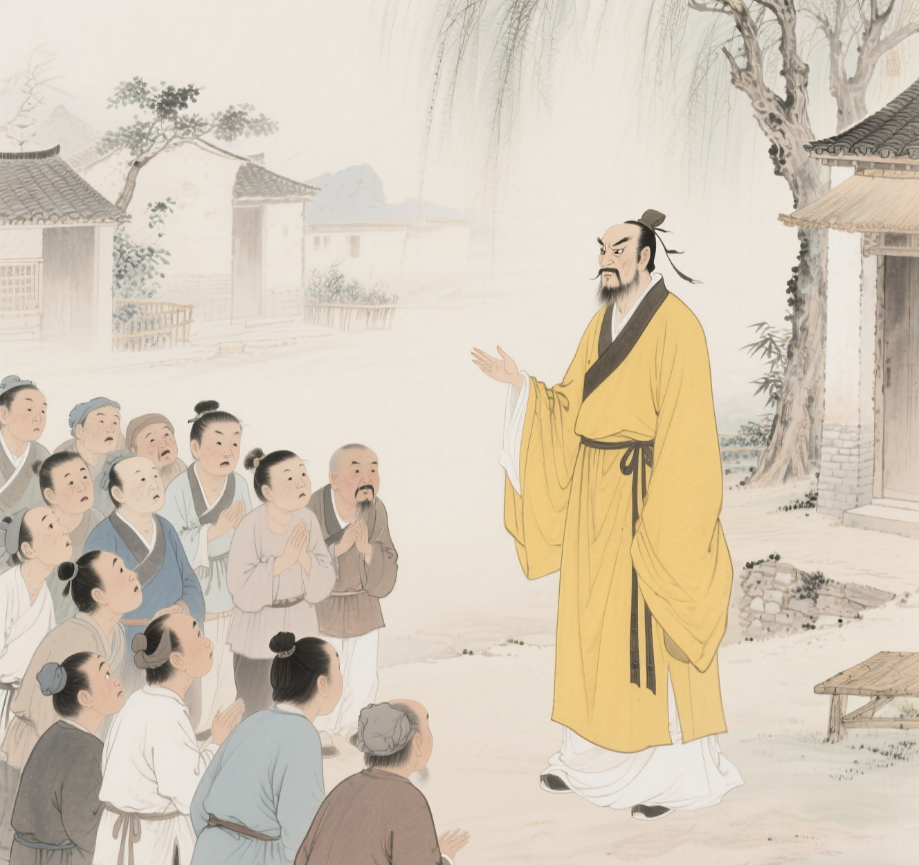 刘伯温四不像图刘伯温四不像图，神秘与智慧的象征