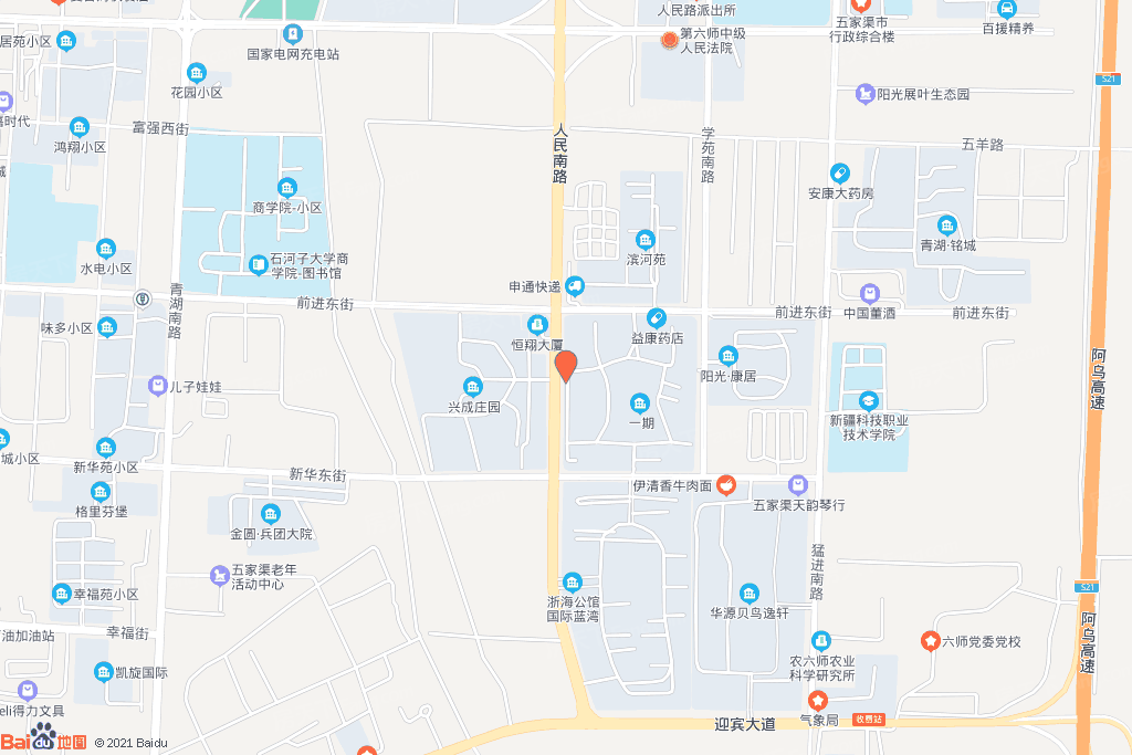五家渠地图全图高清版五家渠地图