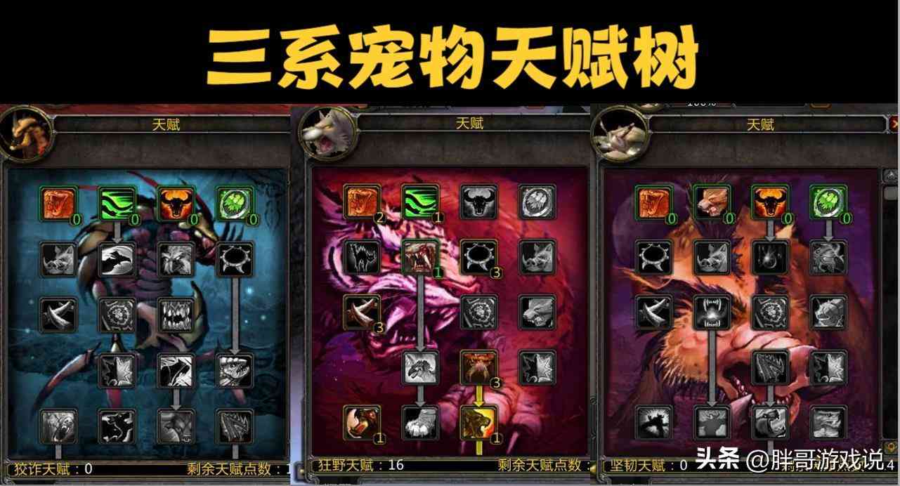猎人宝宝天赋解析，魔兽世界中的神奇天赋-第3张图片