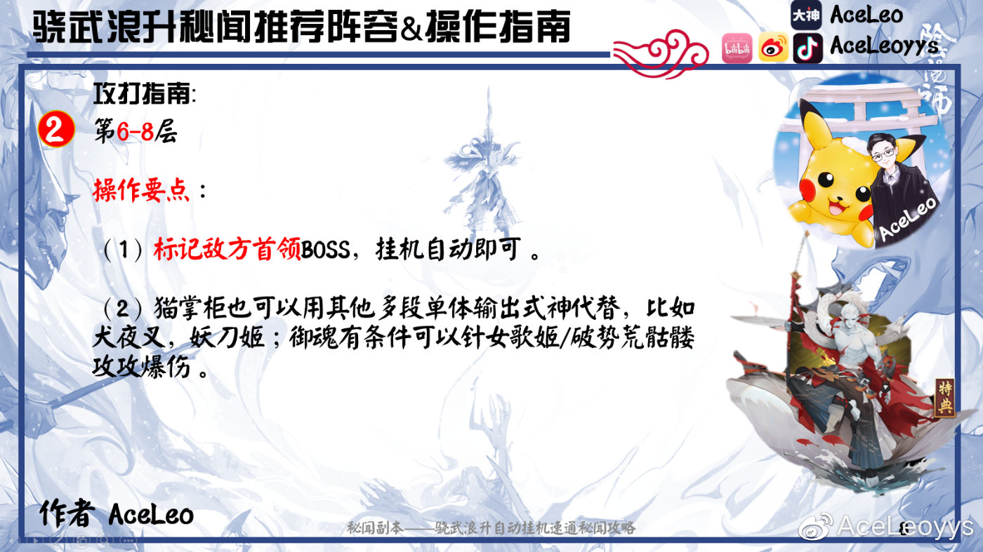 阴阳师骁武浪升第八层攻略