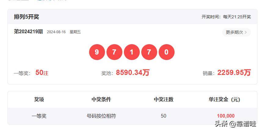 排列五今天的结果查询排列五今天的结果揭晓